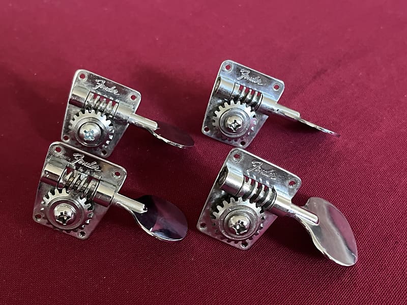 1966 1967 1968 Fender Mustang bass tuners set tuning pegs Reverb