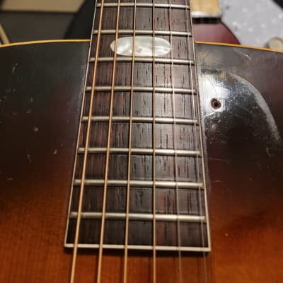 1963 Epiphone A622 Zenith Acoustic Archtop Guitar 16.5" LB Sunburst Repair Free image 12