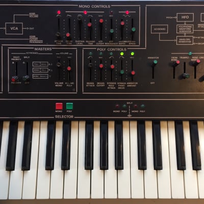 Siel Cruise Mono and Poly Rare ARP Quartet Analog Synthesizer Sequential Circuits Fugue image 4