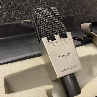AKG EB 414 SILVER VINTAGE CK12 nylon capsule original image 2