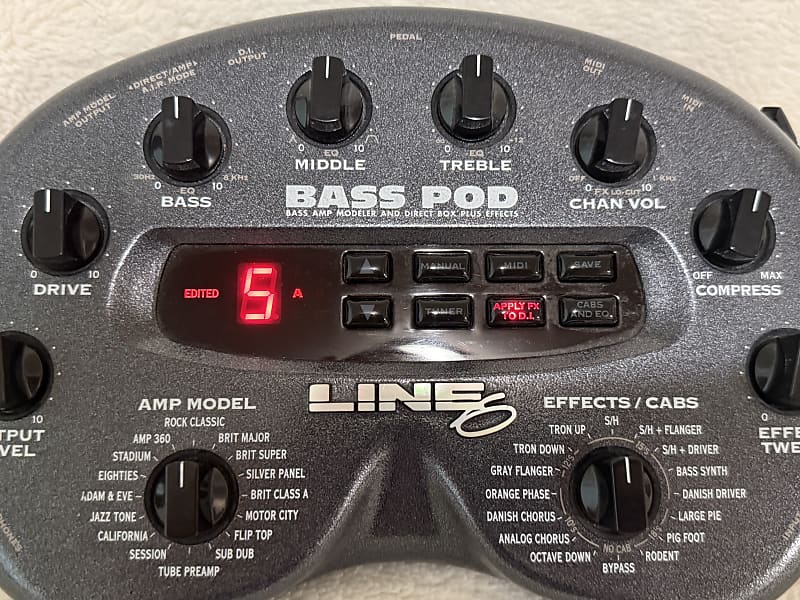 Line 6 Bass POD Multi-Effect and Amp Modeler | Reverb