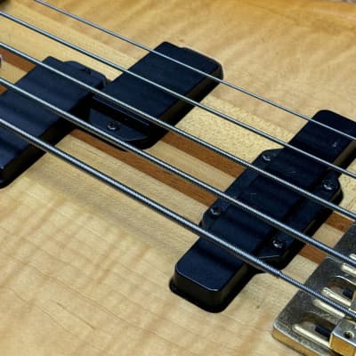 Yamaha TRB5P Amber Improved w/ John East Buffer preamp and better electronics image 7