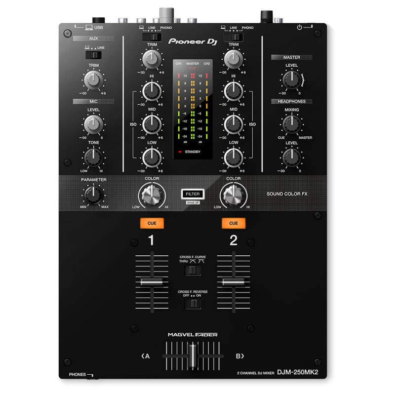 Pioneer DJM-700-K 4-channel professional digital DJ mixer (black