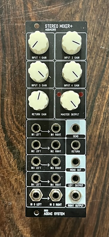 ADDAC System 813 Mixer+ | Reverb