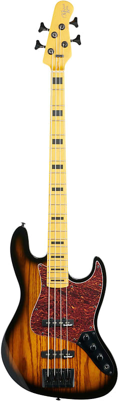 Michael Kelly Vintage Element 4 Zebra Burst Electric Bass - 348023 - 809164025054 image 1