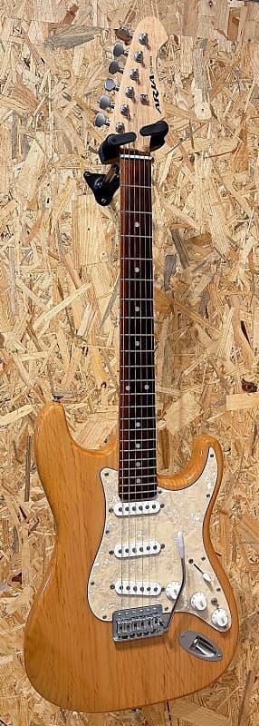 Aria STG Series Active Electric - Natural, Rosewood | Reverb