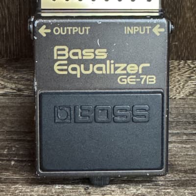 Boss GE-7B Bass Equalizer (Black Label) | Reverb