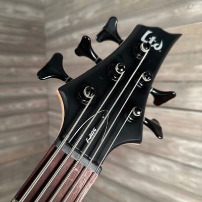 ESP LTD F-205 Bass Guitar - Black Satin (0740-SR) | Reverb ESP LTD F-205 Bass Guitar - Black Satin (0740-SR) | Reverb