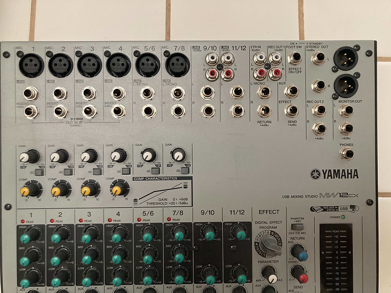 YAMAHA ミキサー　mw 12cx ヤマハ | MW12CX - AUDIOインターフェース／MIDI