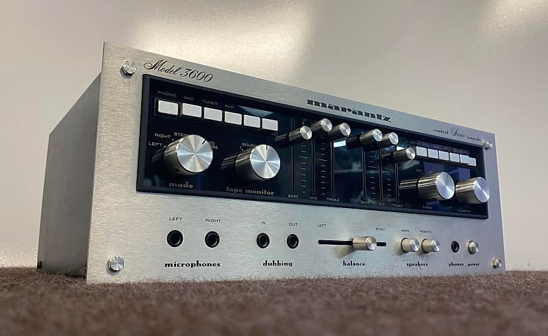 Vintage 1975 Marantz Model 3600 Control Stereo Pre-Amplifier. Pro Serviced image 1