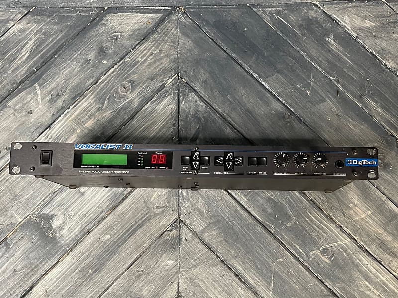 Used DigiTech Vocalist II Vocal Effects Rack Mount Unit Reverb