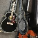 Epiphone EJ-200SCE Acoustic-Electric Guitar jumbo ( mono and stereo ) 2017 in Black mint condition with original hard case