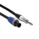 Hosa SKT-210Q Edge Speaker Cable Neutrik speakON to 1/4 in TS, 10 ft
