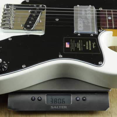 Fender Limited Edition American Vintage II 1977 Tele Custom Olympic White V220221 image 3