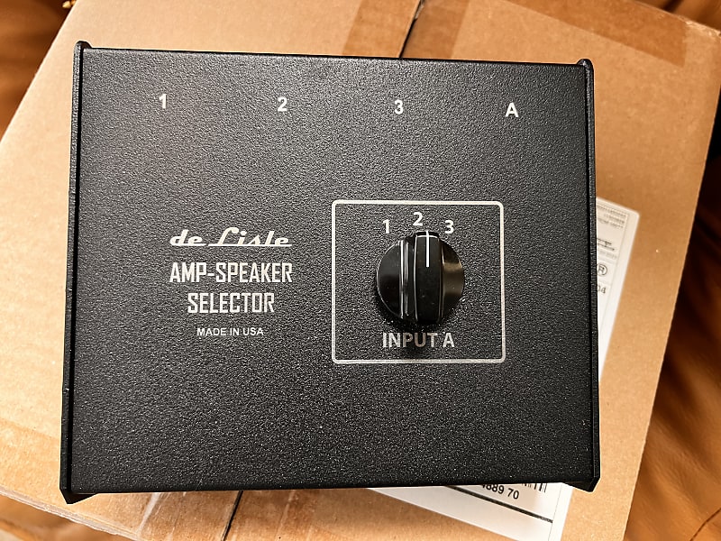 de Lisle Amp Speaker Selector V1 2023 black Reverb