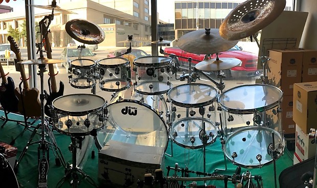 Dw acrylic store drums