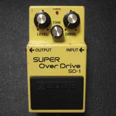 BOSS SUPER OverDrive SD-1 日本製　ビンテージ Boss SD-1 Super Overdrive 1981 - 1988 Made In Japan | Reverb
