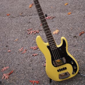 Fender Squier pj Precision Bass 2006 Gibson TV Yellow KUSTOM image 4