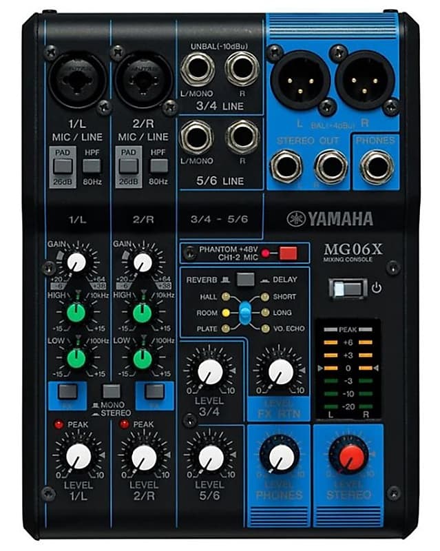 New Yamaha MG06X 6-Channel Mixer image 1