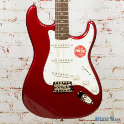 Squier Classic Vibe 60's Stratocaster Electric Guitar Candy Apple Red image 1