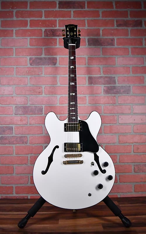Gibson ES335-TD 1970-1974 Refinished Alpine White W/Black