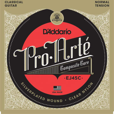 D'Addario EJ45C Pro-Arte Composite Classical Guitar Strings, Normal Tension image 1