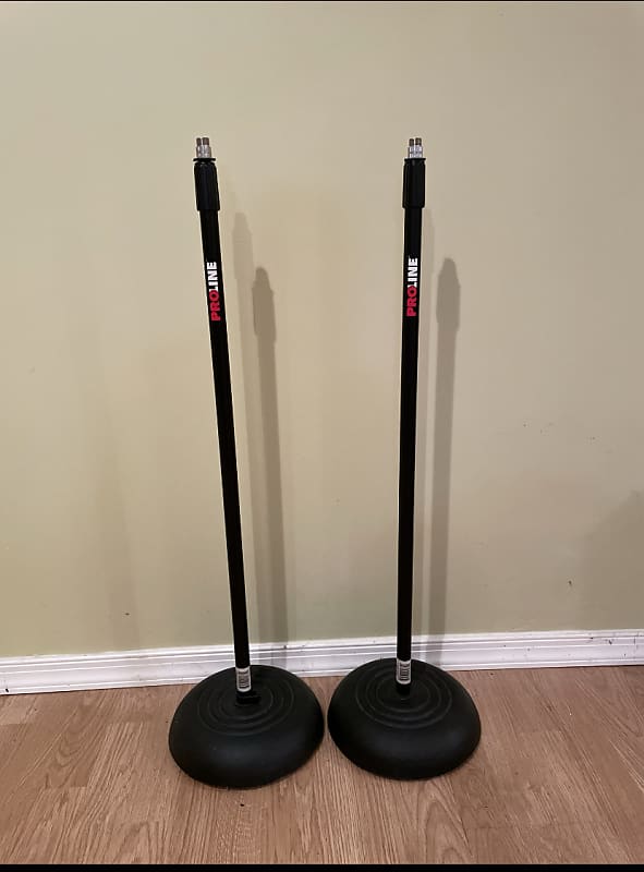 2 New ProLine Mic Stands Reverb