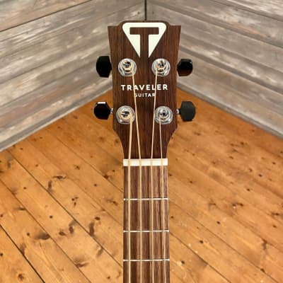 Traveler Redlands Concert Spruce Top Acoustic Electric Bass Guitar image 5