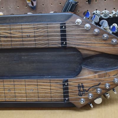 Double Neck - Console Style - Lap Steel Guitar - D / C6 Tuning - Satin Relic Finish - USA Made - Hand Crafted image 8