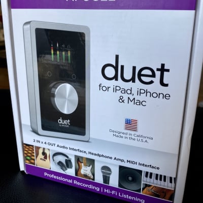 Apogee Duet Audio Interface for iPad, iPhone, Mac and PC + extra