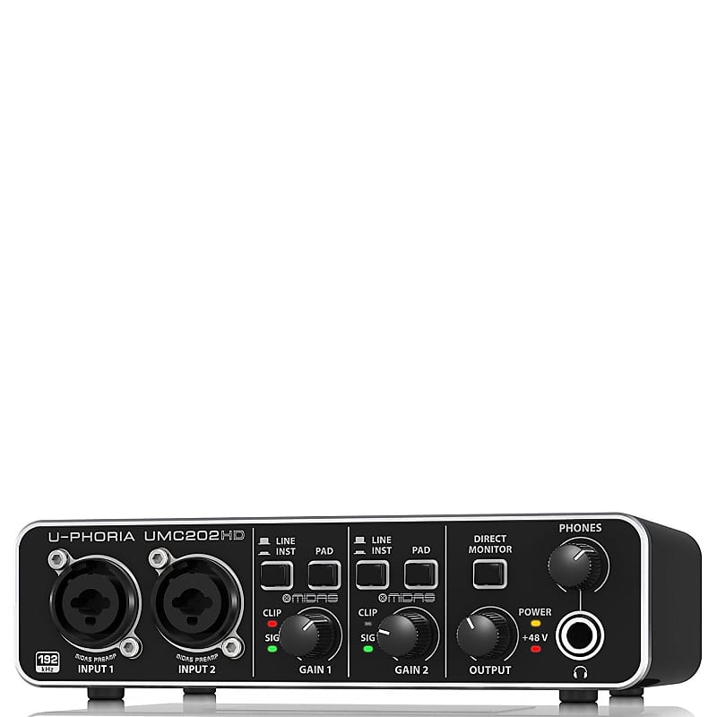 Behringer U-PHORIA UMC202HD USB 2.0 Audio Interface | Reverb