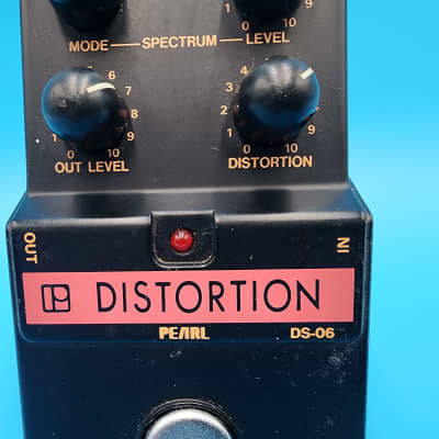 Rare Vintage 1980s Pearl DS-06 Distortion Guitar Effect Pedal Bass MIJ Overdrive image 6