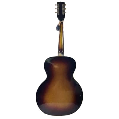 1930's Regal Archtop Acoustic Guitar & Case - Great Pre-War Slide Guitar image 8