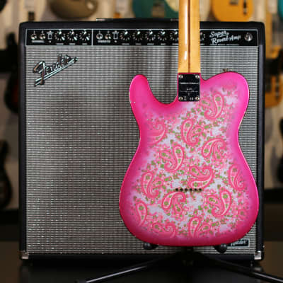 Fender Custom Shop LTD Relic '50s Thinline Telecaster 2023 - Pink Paisley image 2