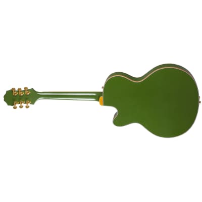 Epiphone Emperor Swingster Hollow Body Guitar - Forest Green Metallic image 5