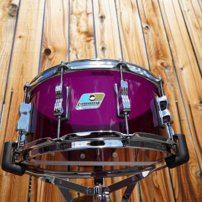2024 USA Ludwig Purple Vistilite Series 6.5 X 14" Snare Drum image 1