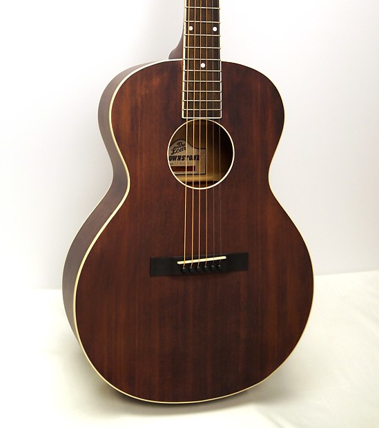 The Loar LH-204-BR Brownstone Small Body Acoustic Guitar - Brown Satin