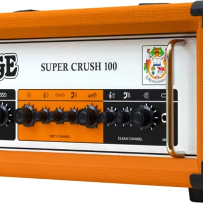 Orange Super Crush 100H 100w Solid State JFET Electric Guitar Head, Orange image 2