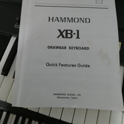 Hammond XB1 Drawbar keyboard  and flight case  2003 image 8