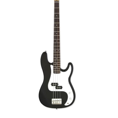 Aria STB-PB-BK STB Series Basswood Body Bolt-on Maple Neck 4-String Electric Bass Guitar image 1