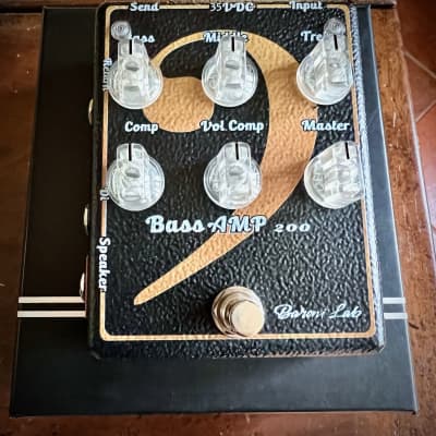 Baroni-Lab Mini Amp Bass 200W pedalboard bass amp with compressor and DI 2024 for sale