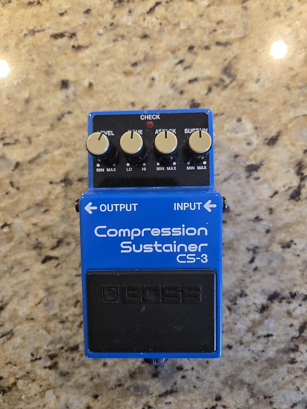 Boss CS-3 Compression Sustainer (Black Label) 1987 Made in Japan image 1