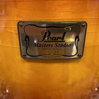 Pearl Masters Sunburst Fade Birch 14"x11" Drum Shell image 2