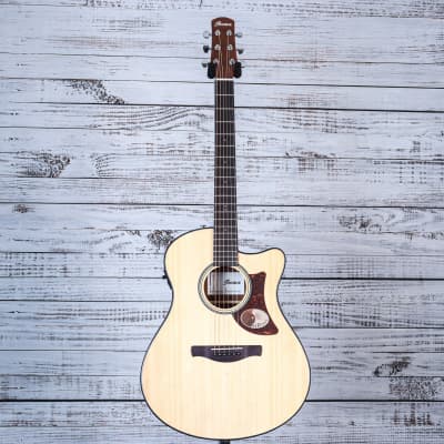 Ibanez AAM50CE Acoustic Guitar | Open Pore Natural image 2