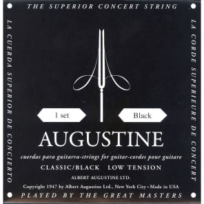 Augustine Nylon Classical Guitar Strings - Low Tension