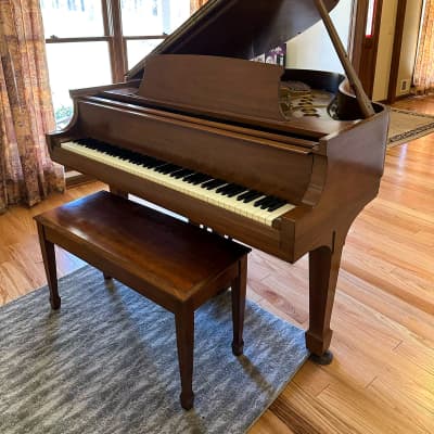 Steinway & Sons M model 5'7'' mahogany grand piano image 1