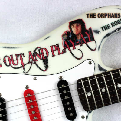 Custom Painted and Upgraded Fender 20th Anniversary Squier Strat Affinity Series  (Aged & Relic'ed) image 7