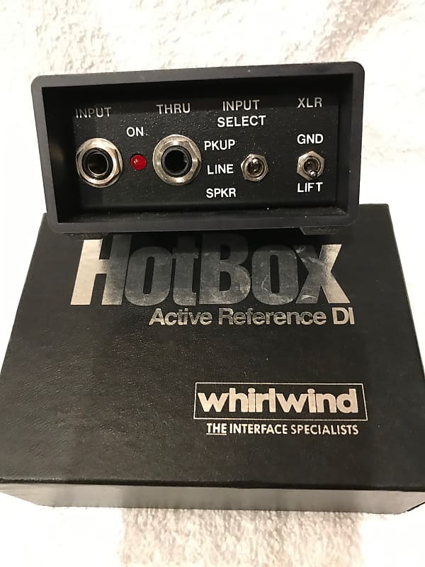Whirlwind HotBox Active DI Black Reverb