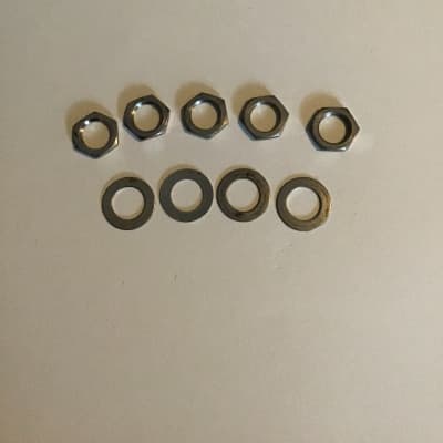 Gibson Vintage Volume Tone Nuts Washers Les Paul ES SG The Paul 1977 1978 1979 1970's for sale
