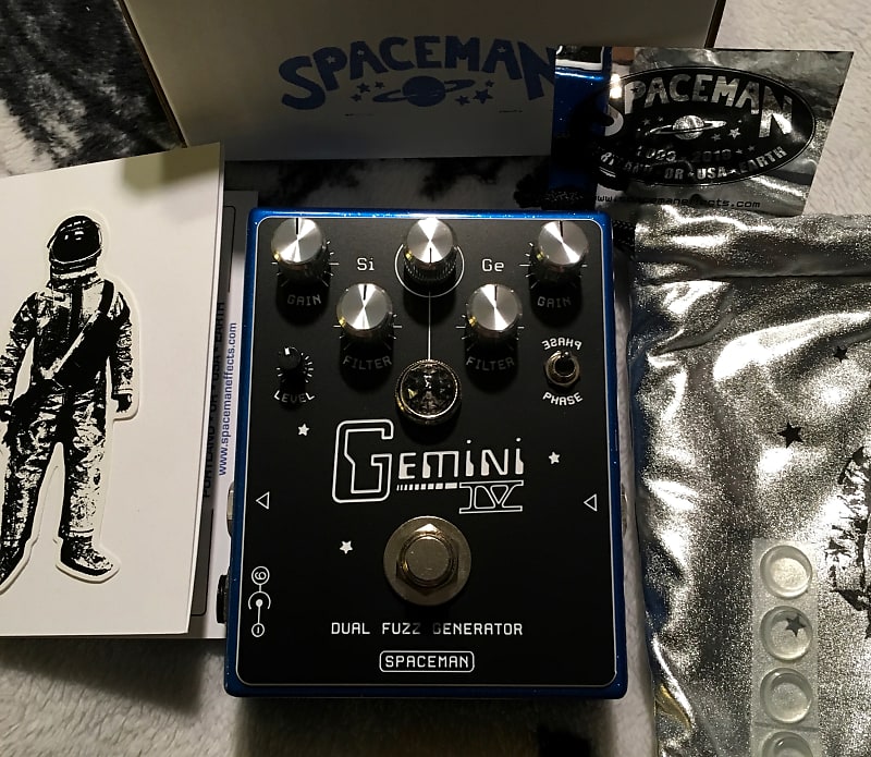 Spaceman Gemini IV Dual Fuzz Generator Blue Starlight Edition #21/55 |  Reverb